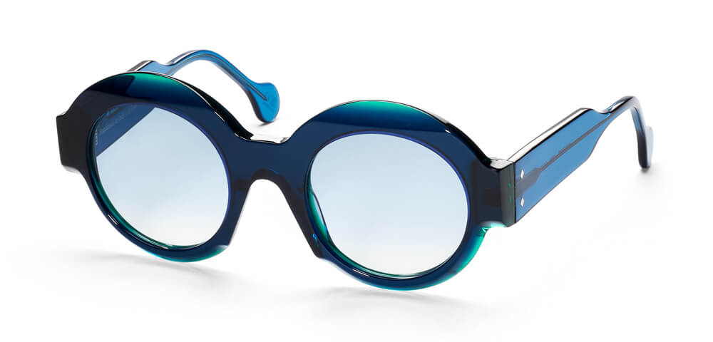 BLUE / GREEN - GRADIENT BLUE LENS