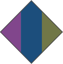 GREEN / SLATE BLUE / PURPLE