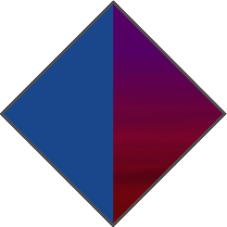 BLUE / GRADIENT PURPLE-RED HAVANA