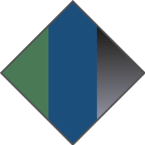 GREEN / SLATE BLUE / GRADIENT GREY