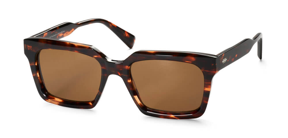 DARK HAVANA - POLARIZED PLAIN BROWN LENS