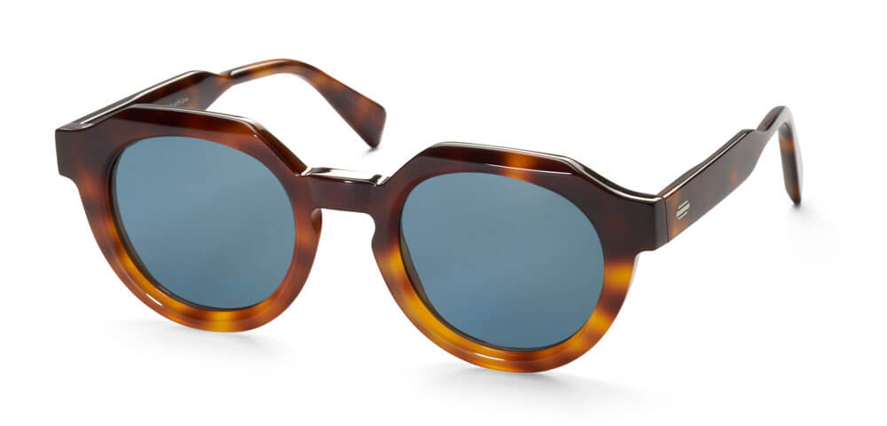 GRADIENT BROWN HAVANA - POLARIZED PLAIN BLUE LENS