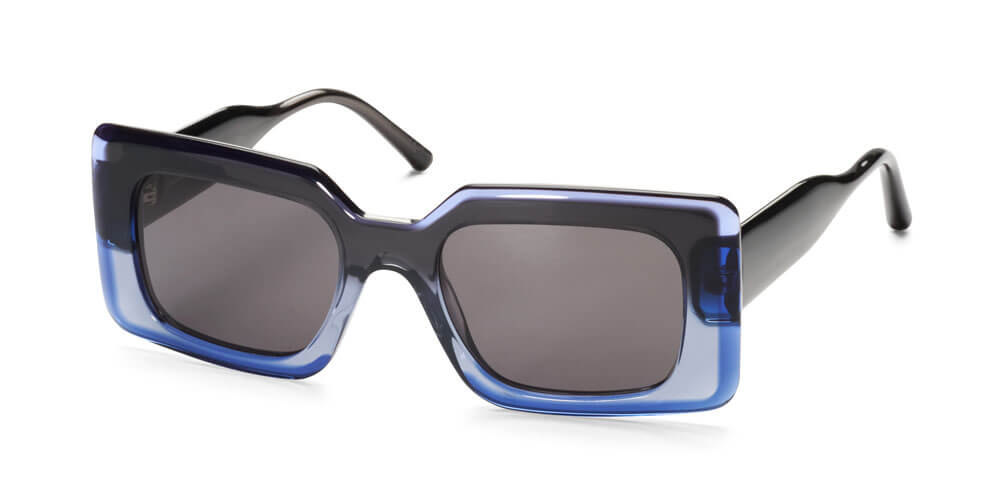 GRADIENT GREY / GRADIENT BLUE - PLAIN GREY LENS