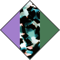 LAVENDER / BLUE TORTOISE / GREEN