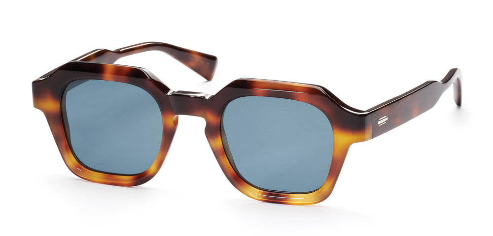 GRADIENT BROWN HAVANA - POLARIZED PLAIN BLUE LENS