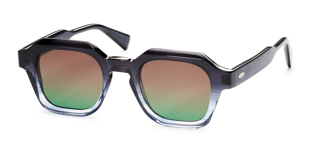 GRADIENT BLUE HAVANA - POLARIZED GRADIENT BROWN-GREEN LENS