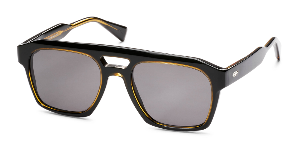 YELLOW / BLACK - POLARIZED PLAIN GREY LENS