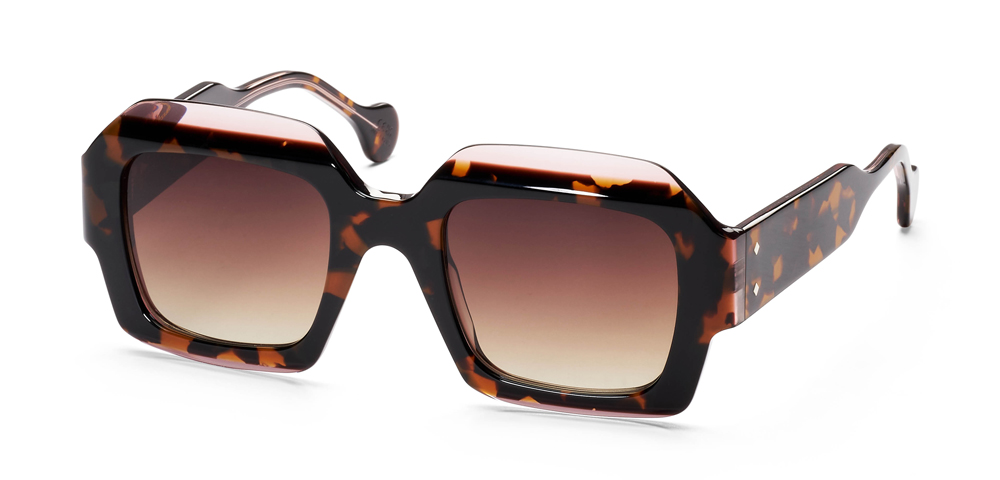 PINK / BROWN HAVANA - GRADIENT BROWN LENS