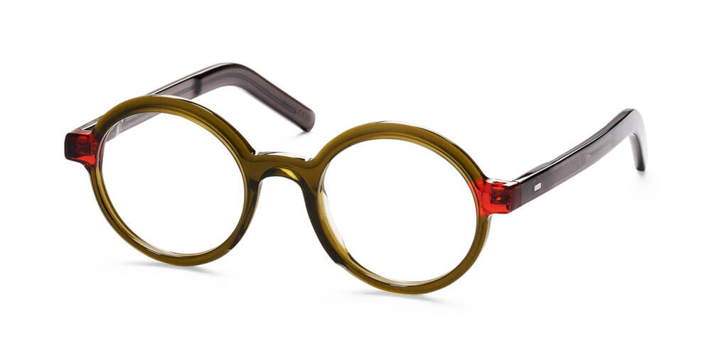 OLIVE GREEN / ORANGE